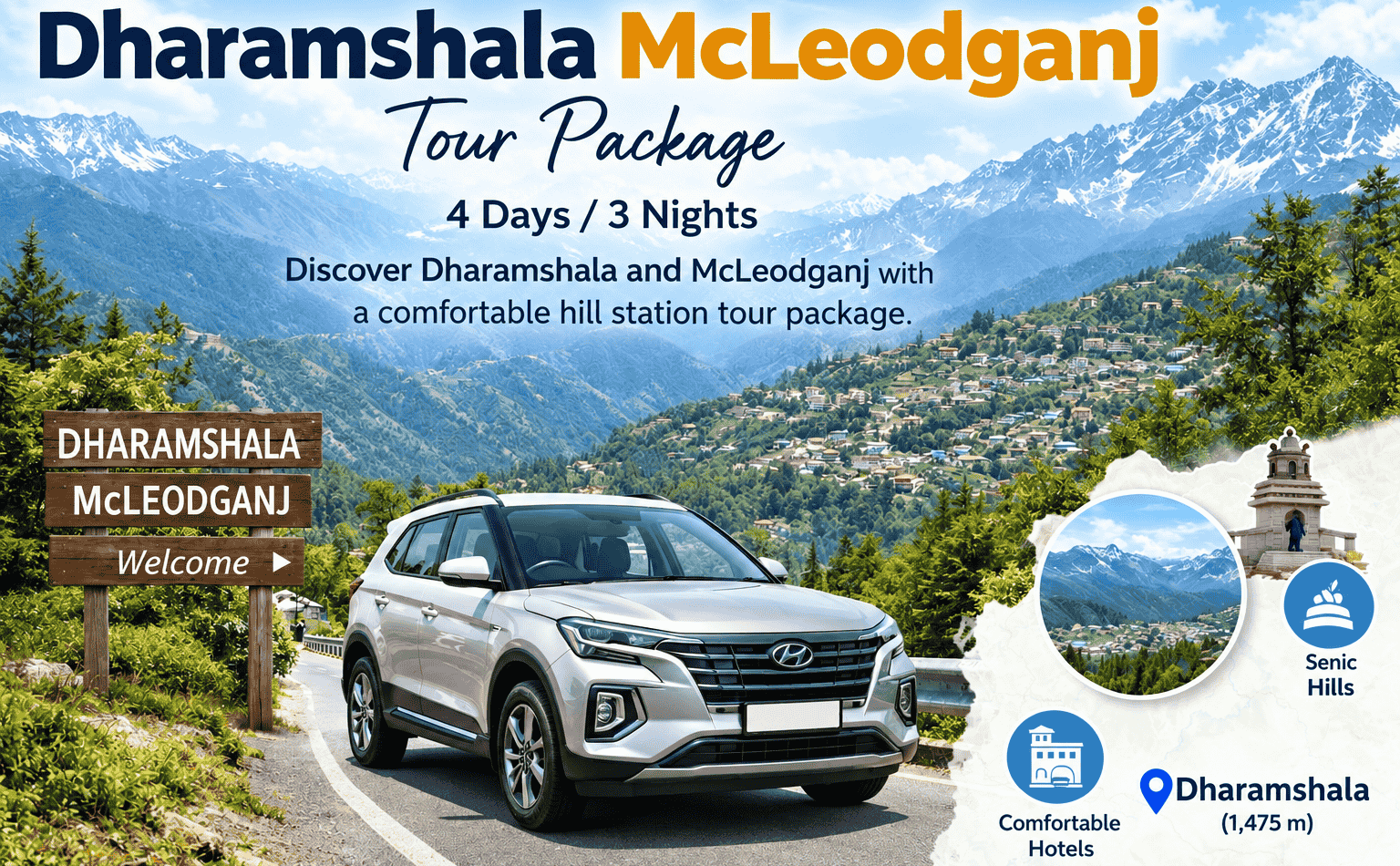 Dharamshala McLeodganj Tour Package